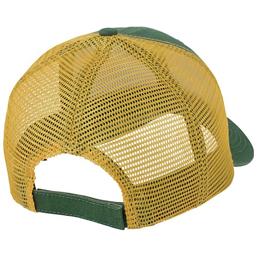 Additional Image 1 - a yellow hat with green trim