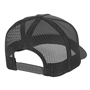 Additional Image 1 - a black hat with a mesh back