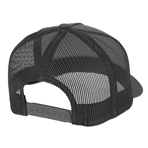 Additional Image 1 - a black hat with a mesh back