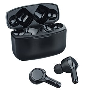 Additional Image 1 - a black wireless earbuds