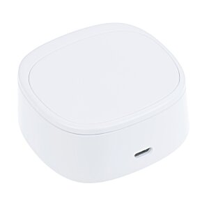 Additional Image 2 - a white square object with a black button