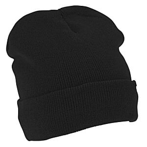 Additional Image 1 - a black beanie on a white background