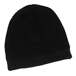 Additional Image 3 - a black beanie on a white background