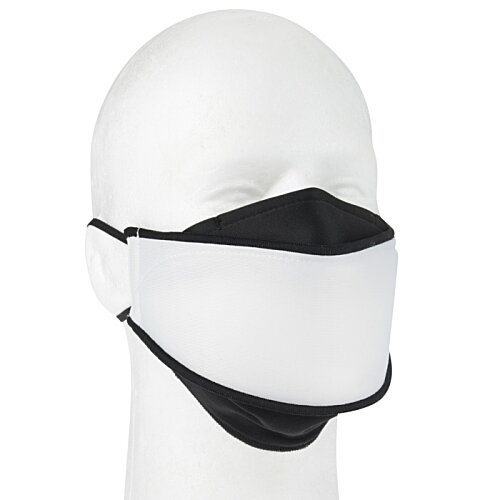 Additional Image 1 - a white mannequin wearing a black face mask