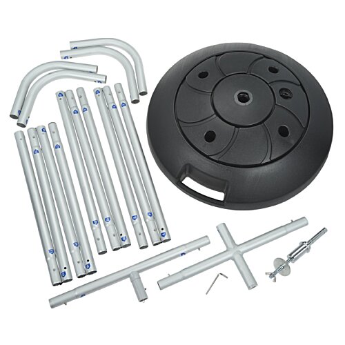 Additional Image 2 - a black round object with white plastic tubes