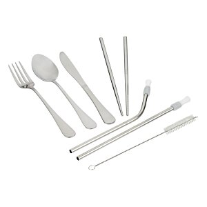 Additional Image 3 - a group of white utensils