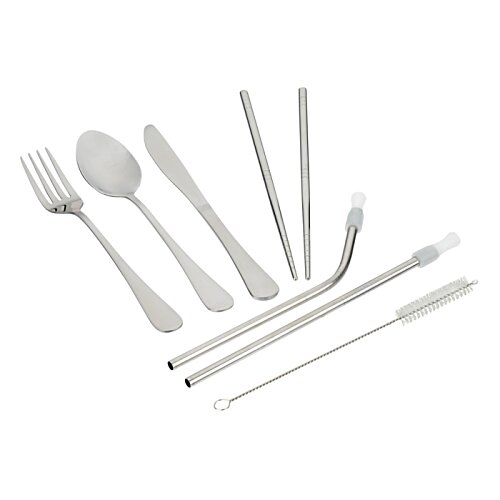 Additional Image 3 - a group of white utensils