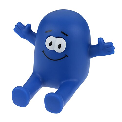 Additional Image 1 - a blue toy with a face