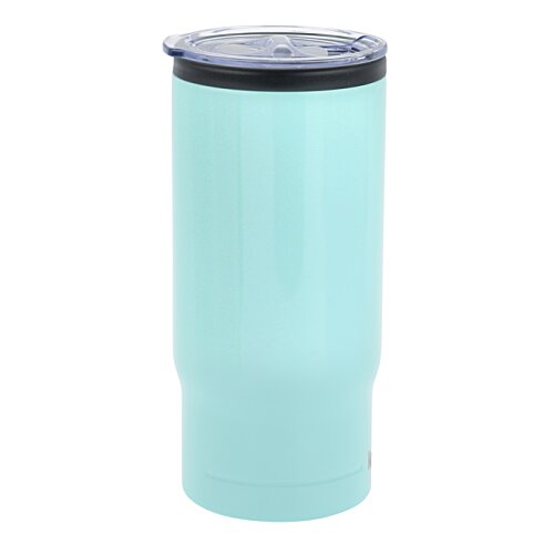 Additional Image 1 - a blue cup with a black lid