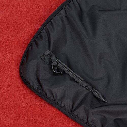 Additional Image 5 - a black bag on a red surface