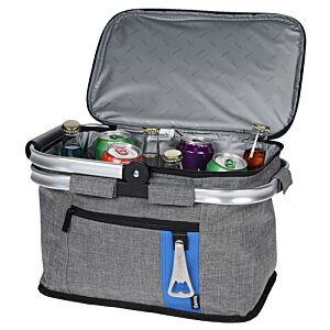 Additional Image 3 - a grey cooler with a lid open