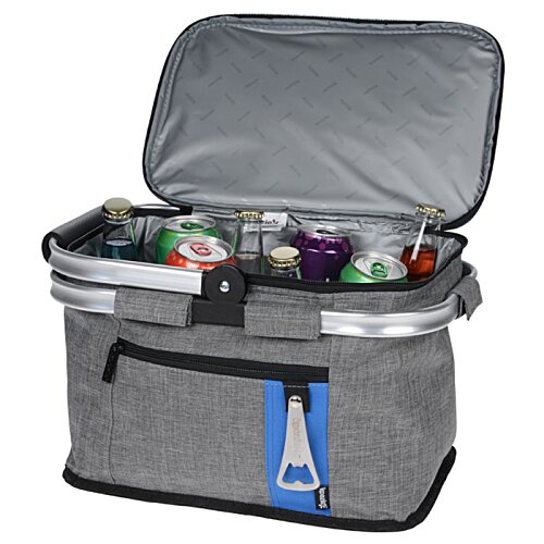 Additional Image 3 - a grey cooler with a lid open