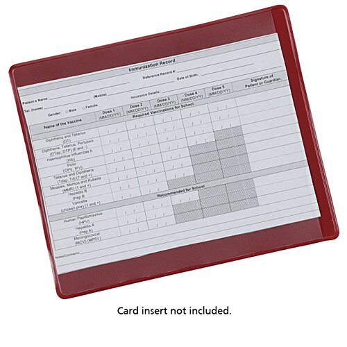 Additional Image 1 - a white board with a red border