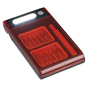 Additional Image 2 - a red rectangular object with a light on it
