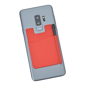 Additional Image 3 - a cell phone with a red cover