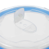a plastic lid with a white lid