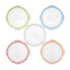a group of circular objects