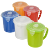 a group of colorful cups