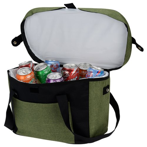 Additional Image 3 - a green and black cooler bag