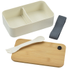 View Image 2 of 6 of Bento Box with Bamboo Cutting Board Lid