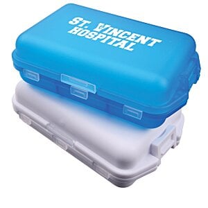 Additional Image 2 - a stack of blue and white plastic boxes