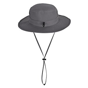 Additional Image 1 - a grey hat with a strap