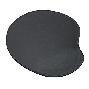 Additional Image 2 - a black mouse pad on a white background