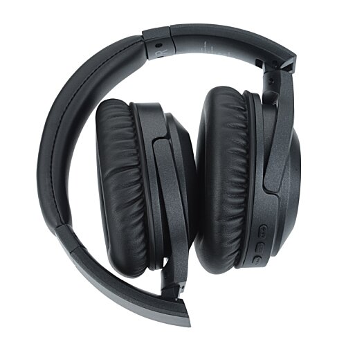 Additional Image 2 - a pair of black headphones