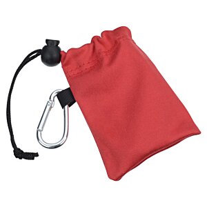 Additional Image 2 - a red pouch with a black strap