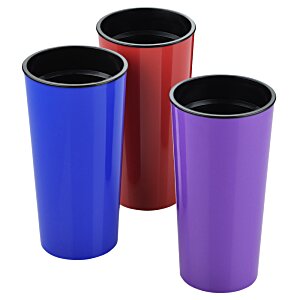 Additional Image 3 - a group of cups with black rims