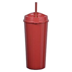 Additional Image 1 - a red cup with a straw