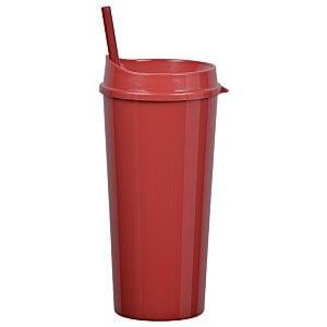 Additional Image 2 - a red cup with a straw