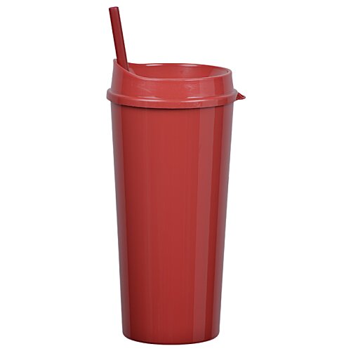 Additional Image 2 - a red cup with a straw