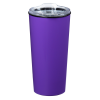 a purple cup with a lid