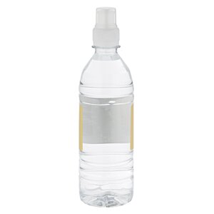 Additional Image 1 - a clear plastic bottle with a white label