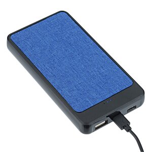 Additional Image 5 - a blue rectangular device with a black cord