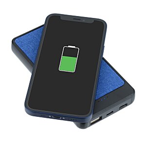Additional Image 6 - a black cell phone with a green battery on top of it