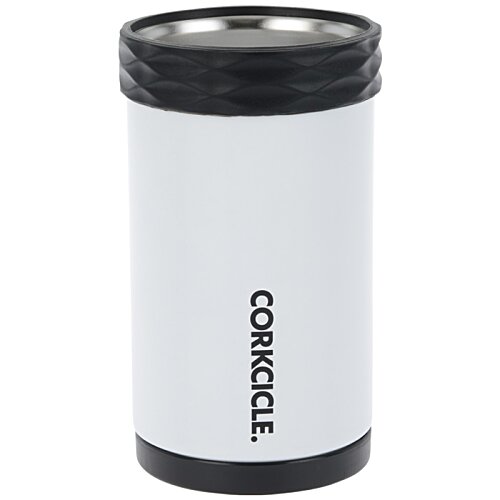 Additional Image 1 - a white cylinder with black rim