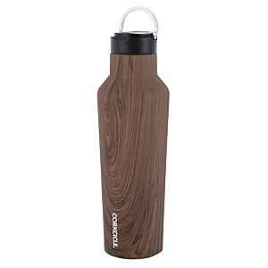 Additional Image 2 - a brown water bottle with a black lid