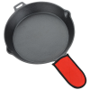 View Image 2 of 3 of Old Mountain Cast Iron Skillet with Handle Mitt - 12"