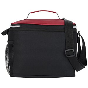 Additional Image 2 - a black and red lunch bag