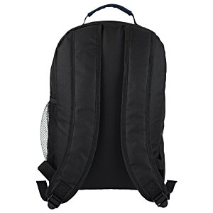 Additional Image 1 - a back of a black backpack