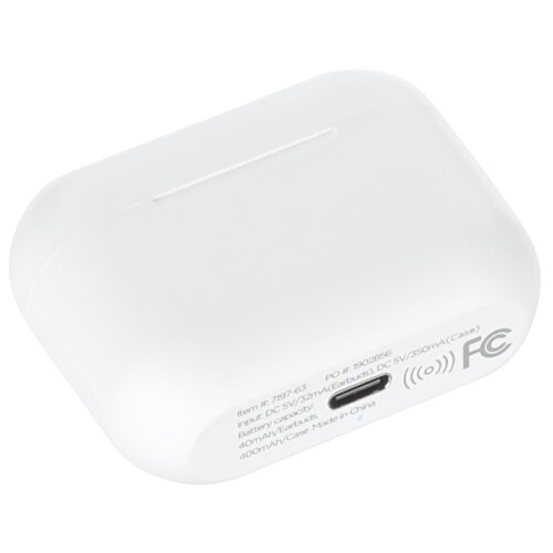 Additional Image 2 - a white square object with a black usb port