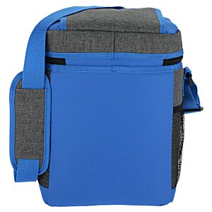 Additional Image 3 - a blue and grey cooler bag