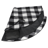 View Image 2 of 5 of Round Oversized Buffalo Plaid Picnic Blanket -Closeout