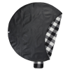 View Image 5 of 5 of Round Oversized Buffalo Plaid Picnic Blanket -Closeout
