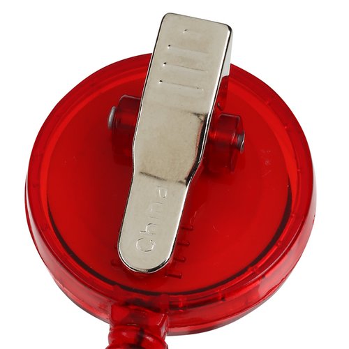 Additional Image 1 - a white clip on a red circle