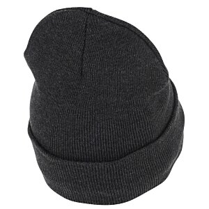 Additional Image 1 - a black beanie on a white background
