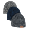 View Image 6 of 6 of Fuzzy Lined Heather Knit Beanie
