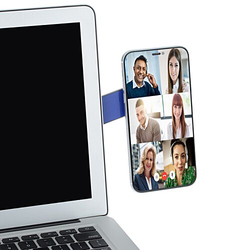 Additional Image 8 - a laptop with a blue ribbon attached to it